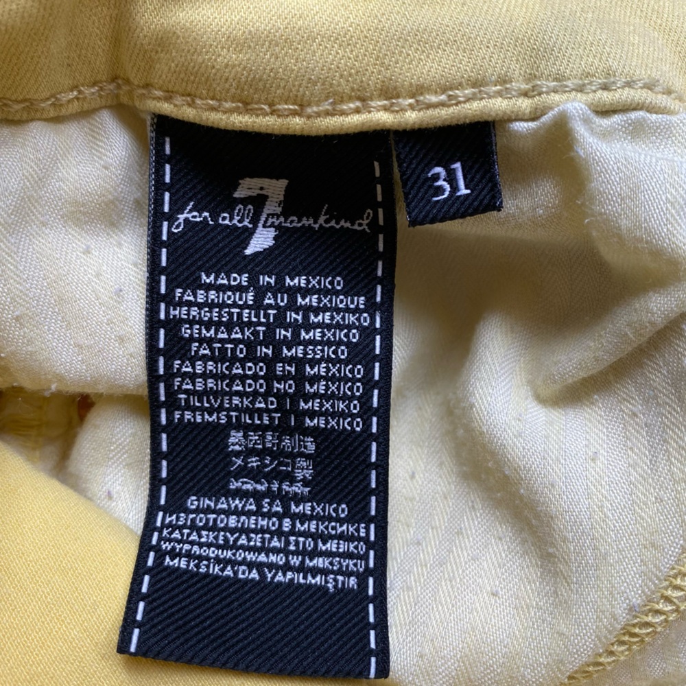 Vibrant Yellow Skinny Jeans - Picture 5 of 6